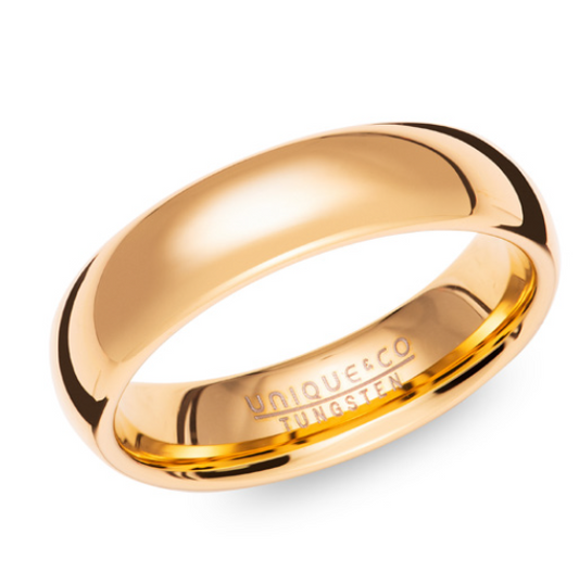 Tungsten Gold IP Ring