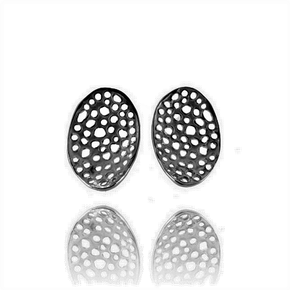 Morphology Large Egg Stud Earrings