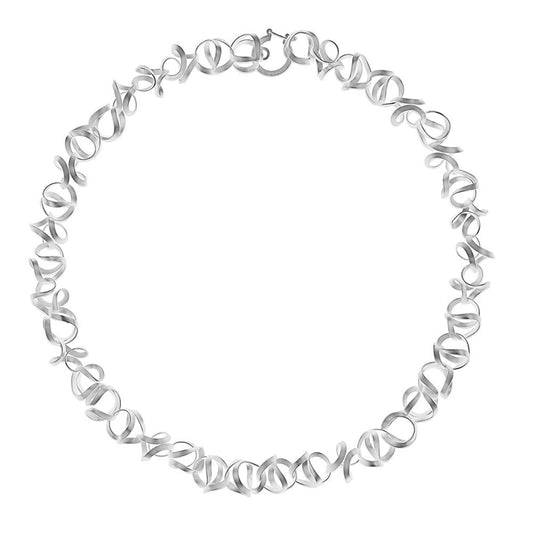 Silver Open Link Bracelet