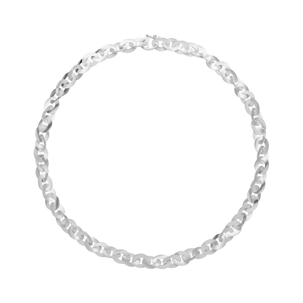 Silver Ovals Necklace