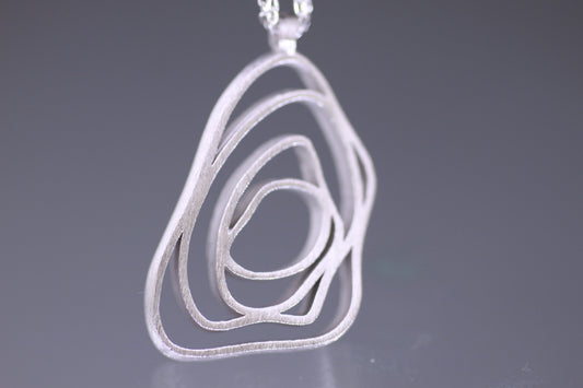 Silver Swirl Pendant