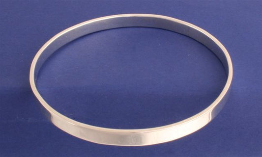 Silver Round Bangle