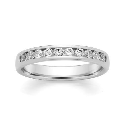 Channel Set Diamond Ring 0.40ct