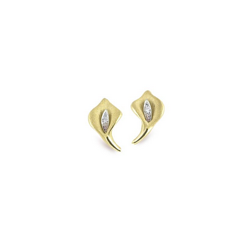 Calla Diamond Earrings by Annamaria Cammilli