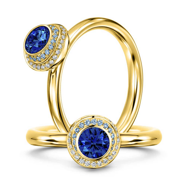 Clair de Lune Azure Ring