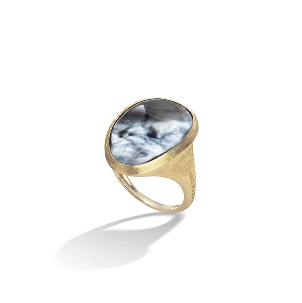 Lunaria Grey Mother of Pearl Ring by Marco Bicego