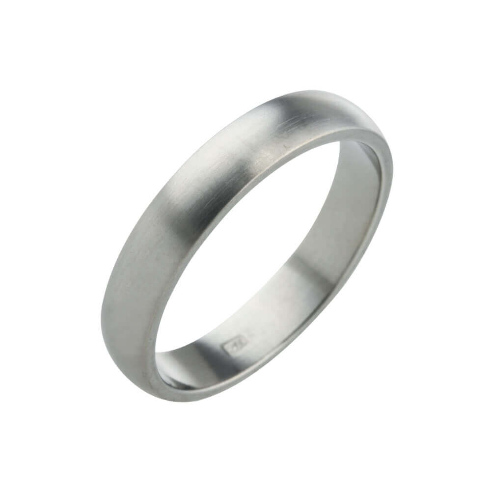 Titanium D-Shape Ring