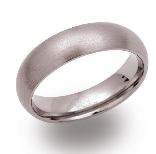 Titanium Brushed Ring