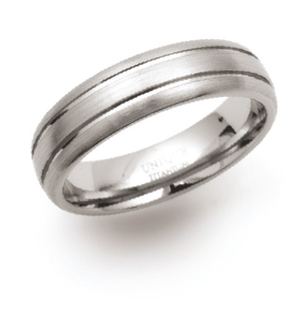 Titanium Brushed Ring