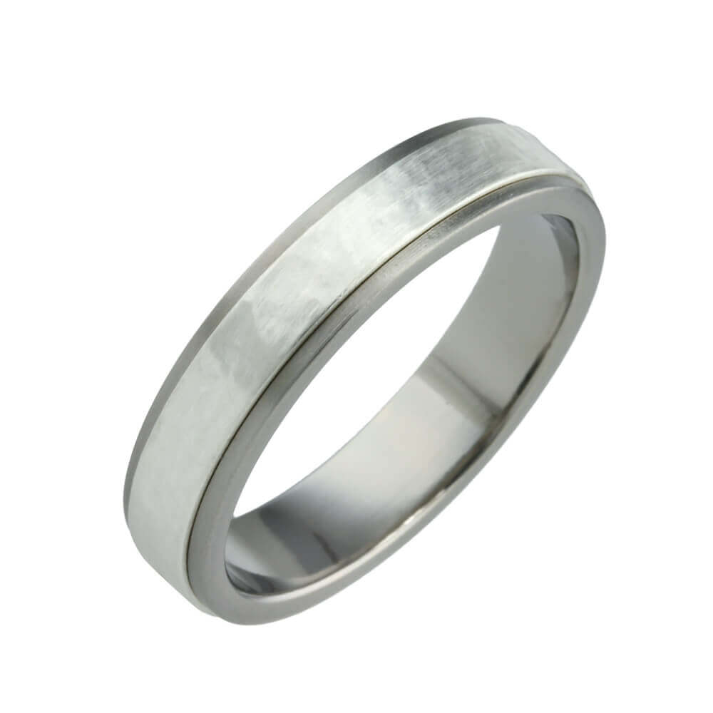 Titanium and Precious Metal Ring